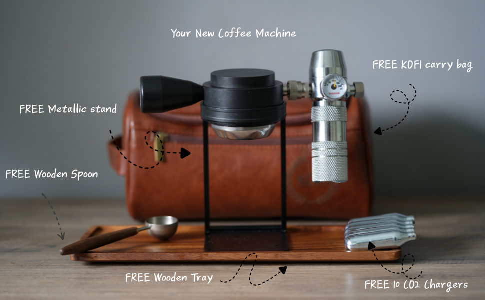 Manual Press Coffee Machine Premium Bundle | 12 Months of Coffee + Free Accessories